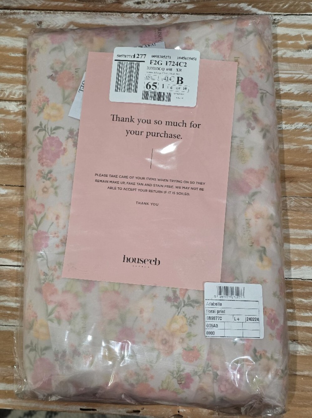 Nwt House Of CB Adabella pale blue meadow print Floral cotton halter sundress XL - Picture 5 of 8